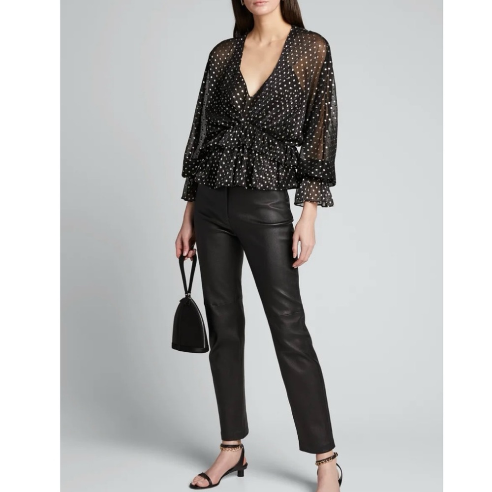 SALE!! NWT IRO Black and Gold Minda Top Sz 38